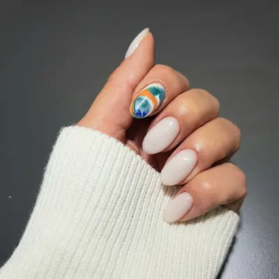 Kara Kedi Nail Art