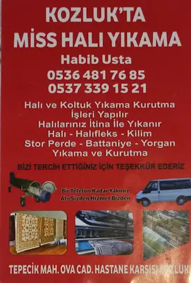 KOZLUK MİSS HALI YIKAMA