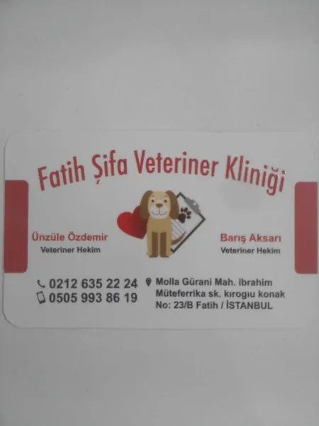 Fatih Şifa Veteriner Muayenehanesi foto 2