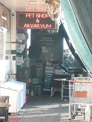 Pet shop rota evcil hayvan ürünleri ve akvaryum malzemeleri