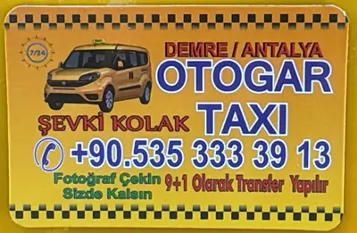 Demre Taksi Hizmetleri & Şevki Kolak
